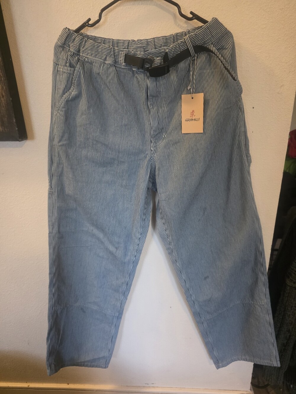 Gramicci Casual Striped Men’s Jeans - Light Blue